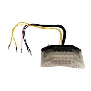 Calavera 12V para AUXILIAR LED MICA TRANSPARENTE UNIVERSAL