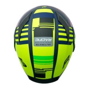 Casco para Motociclista Abatible Lightning Strike Half Certificado Dot