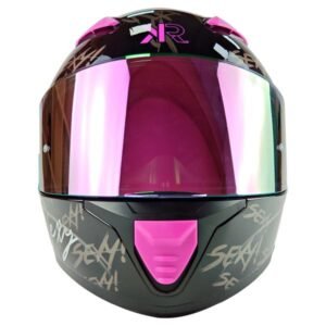 Casco para Motociclista Cerrado Sexy Night Kr« Certificado Dot para NEGRO