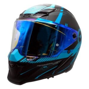Casco para Motociclista Cerrado Blue Crasher Half Certificado ECE-22.06 (pinlock)