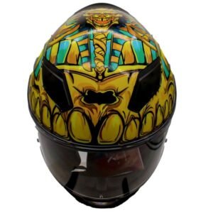Casco para Motociclista Cerrado Kiirus Certificado Dot Brillante Visor Transparente