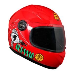 Casco Cerrado Planet para INFANTIL ROJO