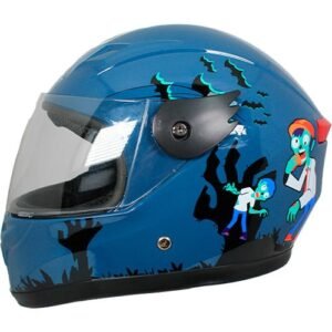 Casco Cerrado Zombie para INFANTIL C / LUZ BRILLANTE