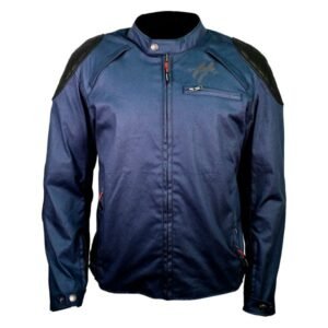 Chamarra Azul Rock Wax Cotton para CORTA TALLA 3XG