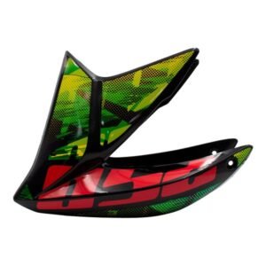 Cubierta Decorativa de Tanque Der / Izq Negro/rojo para IT DM-250 25
