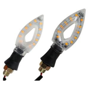 Direccionales Transparente Luz Amarilla 12V para UNIVERSAL