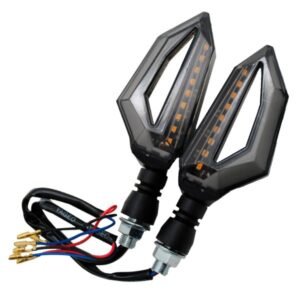 Direccionales 12V D Amarillo / Azul para UNIVERSAL