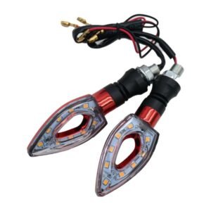 Direccionales LED Rojo Triangle 12V para UNIVERSAL