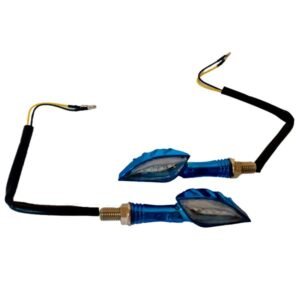 Direccionales LED Blue Skull Hand Luz Ambar 12V para UNIVERSAL