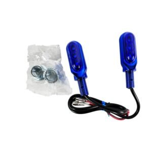 Direccionales LED Skull Red Luz Blanca con Luz Roja y Sec Ambar 12 Vcc para UNIVERSAL