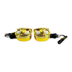 Direccional Buho Intermitente Dinamico Gold Espectro de Colores Luz Amarilla 12 Vcc para UNIVERSAL