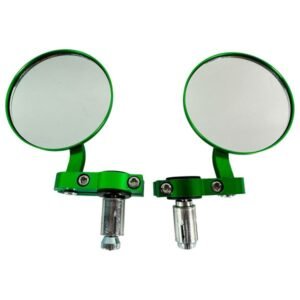 Espejos Redondos Racer Verde para UNIVERSAL