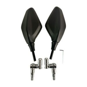 Espejos Deportivos Articulados 10MM con Base Cromada X1 para UNIVERSAL