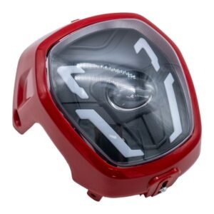 Faro C/bisel Rojo 12V para HO NAVI-110