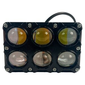 Faro Auxiliar Negro de 6 Leds 12V para UNIVERSAL