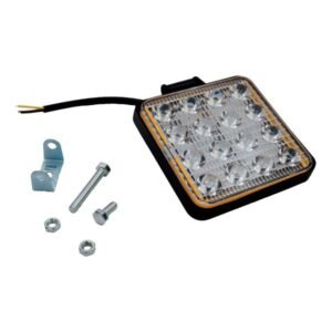 Faro Auxiliar 48 W 6000LM 12V Luz Blanca Borde Amarillo para UNIVERSAL