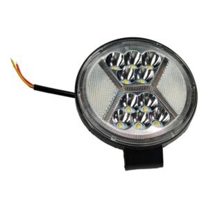 Faro Auxiliar 132W 12V 8000LM Luz Blanca Aro Amarillo para UNIVERSAL