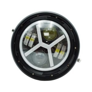 Faro Redondo Luz Blanca / Luz Circulo Amarillo Blanco 12 Vcc 60W 6000LM para UNIVERSAL