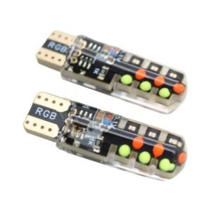Focos Pellizco 12 Colores / 4 Funciones / Intensidad de Luz Ajustable con Control Remoto 12V