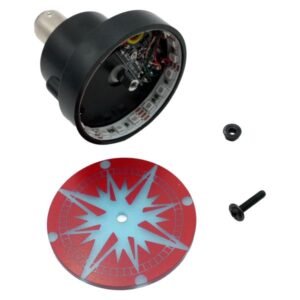 Foco de Stop Rojo 12 Vcc Giratorio Brujula para UNIVERSAL