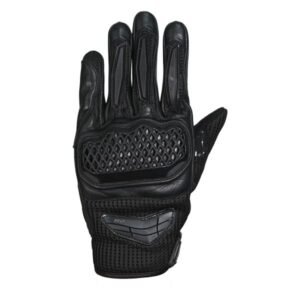 Guantes Textil/piel Proteccion Molde en Nudillos Microfibra en la Palma para NEGRO / GRIS TALLA 2XG