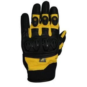 Guantes Textil/piel Proteccion de Molde en Nudillos Antiderrapante en la Palma para NEGRO