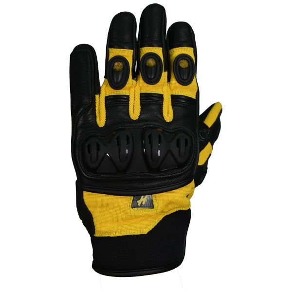 Guantes Textil/piel Proteccion de Molde en Nudillos Antiderrapante en la Palma para NEGRO