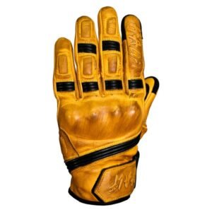 Guantes Piel Proteccion en Nudillos Antiderrapante en la Palma para AMARILLO / NEGRO TALLA M