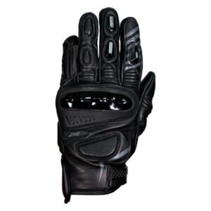 Guantes Piel Proteccion de Molde en Nudillos Antiderrapante en la Palma para NEGRO / BLANCO