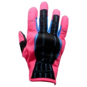 Guantes Piel Proteccion en Molde en Nudillos Touch Screen para ROSA / AZUL