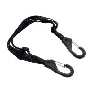 Liga Elastica Negra Reflejante 60 Cm