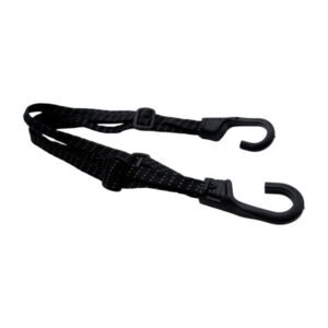 Liga Elastica Negra Reflejante 60 Cm
