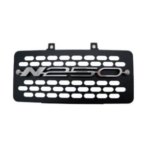 Juego de Protectores Negro-plata (radiador, Tapon de Gasolina, Liquido de Freno, Abrazadera de