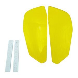 Protector de Faro Amarillo Material Acrilico con Cinta Adhesiva para KTM DUKE-390 18-22