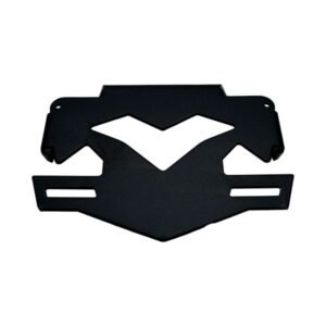 Porta Placa Negro para UNIVERSAL