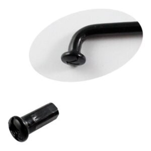 Rayos Negros Traseros Interior y Exterior con Niple 195 X 32mm para IT FT-150 G NEGRA 18-20