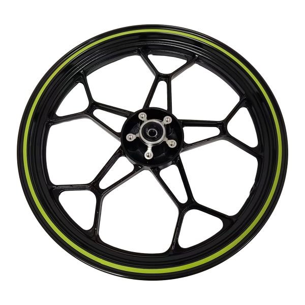 Rin Delantero 2.5 X 17 Negro Filo Verde 17 para IT FT-250GTS GPS 25 / IT FT-250GTS 25