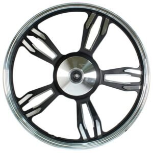 Par Rin Alumino Delantero 1.4X18 Trasero 1.85X18 Negro 18 para IT FT-125 14-22 / IT FT-150 14-22
