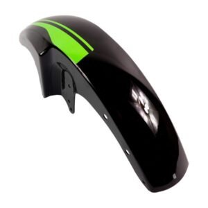 Salpicadera Delantera Negro con Verde Brilloso para IT FT-150TS 23-25