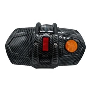 Salpicadera Trasera Tipo Fibra Carbon para UNIVERSAL C / REFLEJANTES