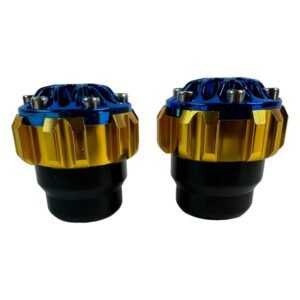 Slider Punta Decorativa de Aluminio Gold/azul con Acabado de Plastico para UNIVERSAL